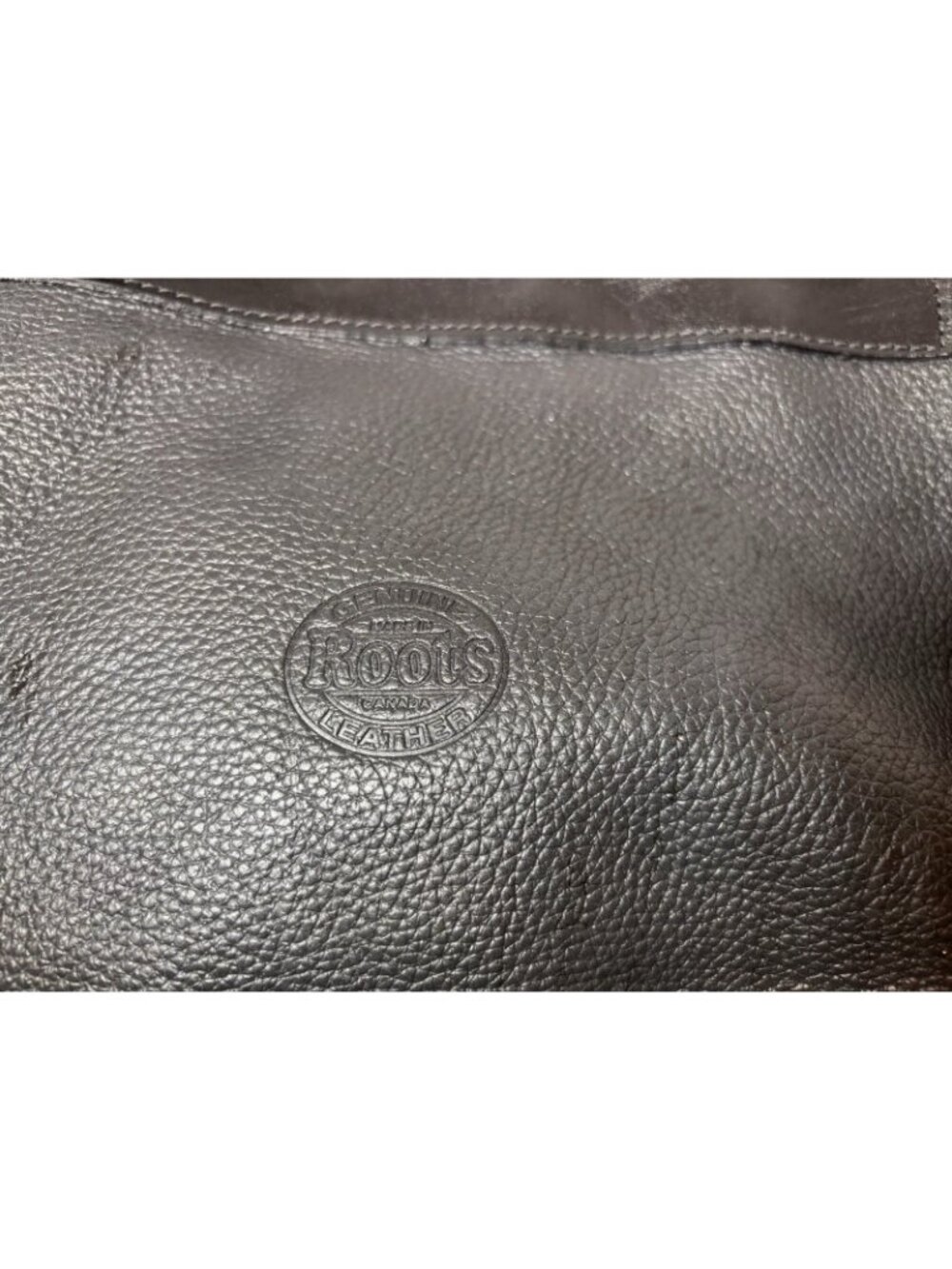 Rolling Stones Roots Leather Backpack Black Pebbled Rock Band Travel Bag - Picture 7 of 10